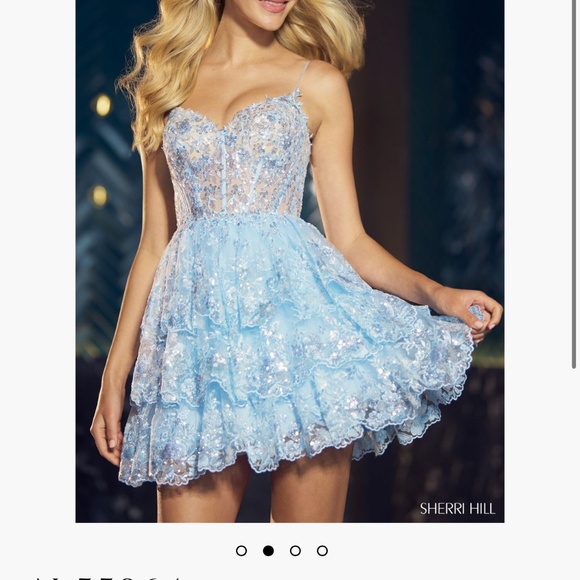 AMARRA light blue dress size 2, NWT - Picture 2 of 8